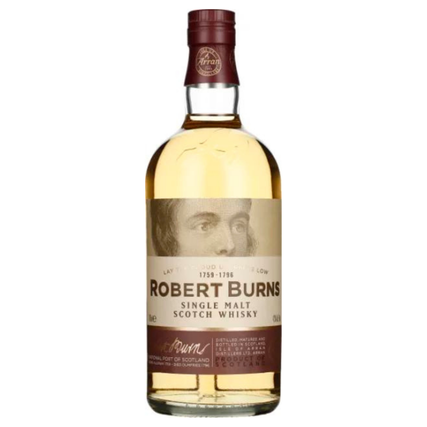 Arran Robert Burns Single Malt Whisky 43% vol 0,7L