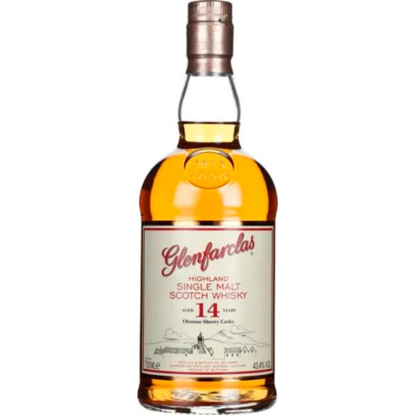 Glenfarclas 14 years Oloroso Sherry Cask 43,4% vol 0,7L