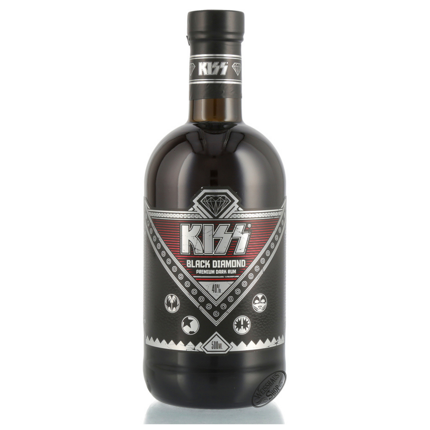 KISS Black Diamond Dark Rum 40% vol. 0,50l