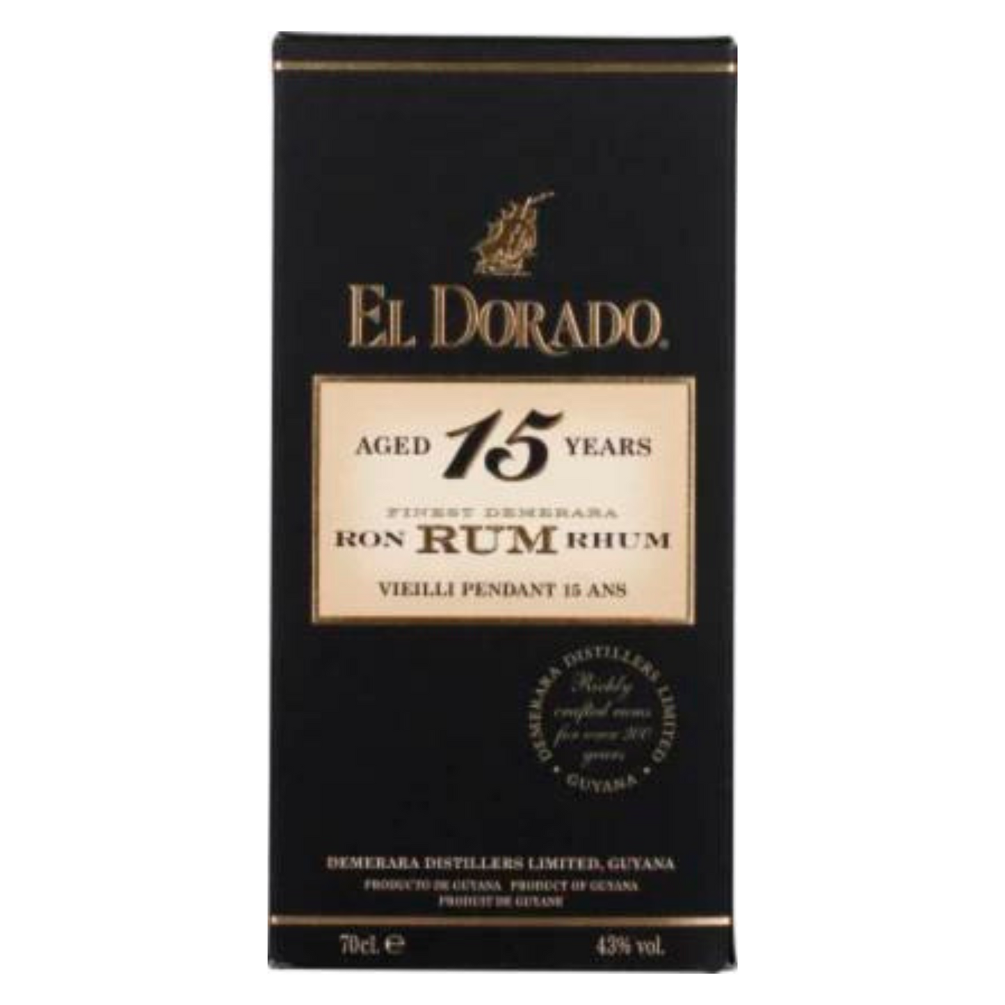 El Dorado 15 Jahre Rum 43% vol