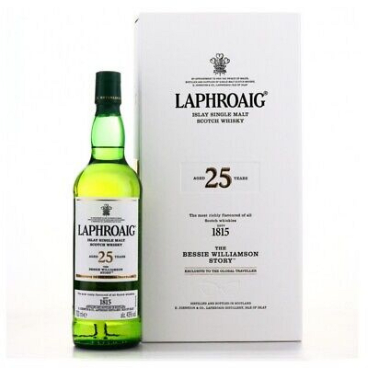 Laphroaig 25 Jahre Bessie Williamson Story 43% Vol. 0,7l