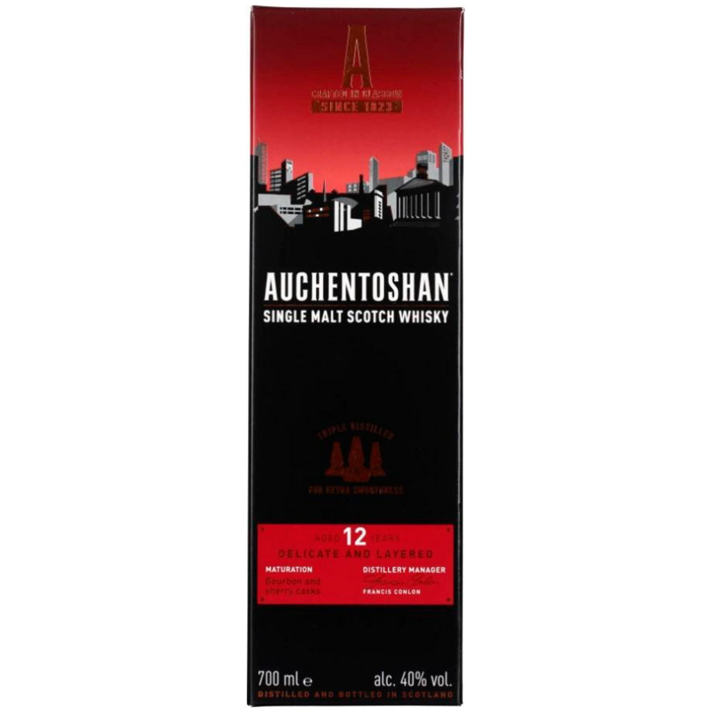 Auchentoshan 12 Jahre 40% vol 0,7L