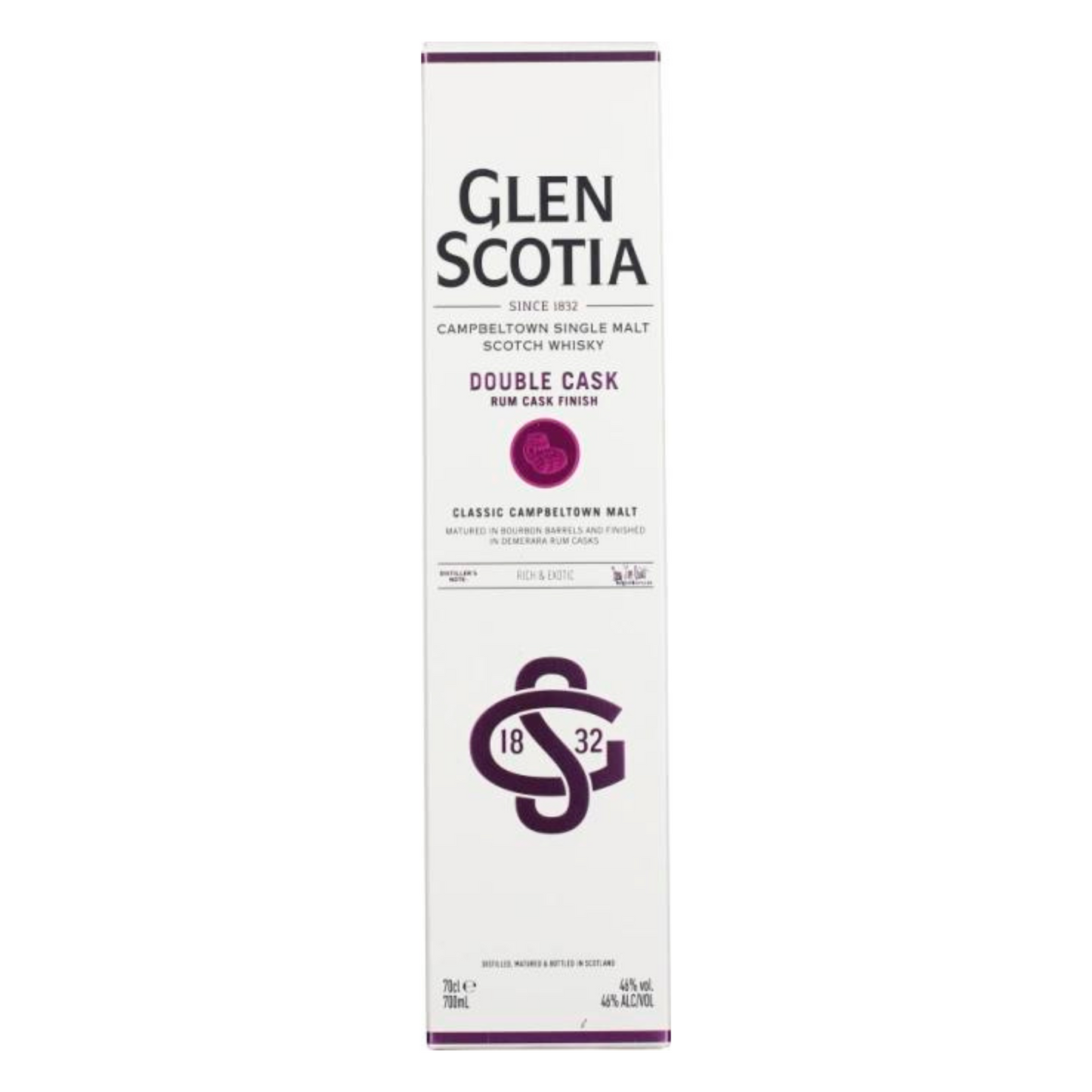 Glen Scotia Double Cask Rum Finish 46% vol 0,7L