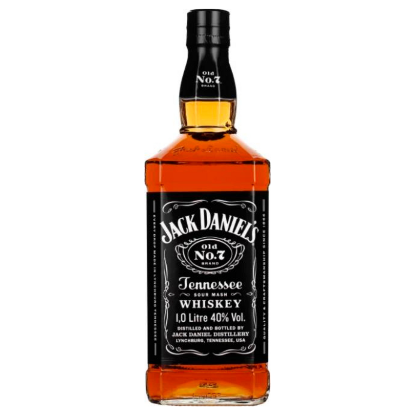 Jack Daniel's Black Label No. 7 Tennessee Whiskey 40% 1L