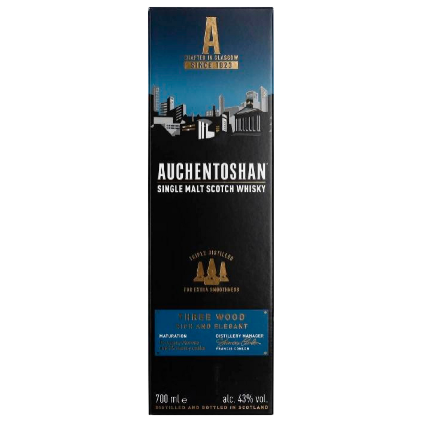 Auchentoshan Three Wood 43% vol 0,7L