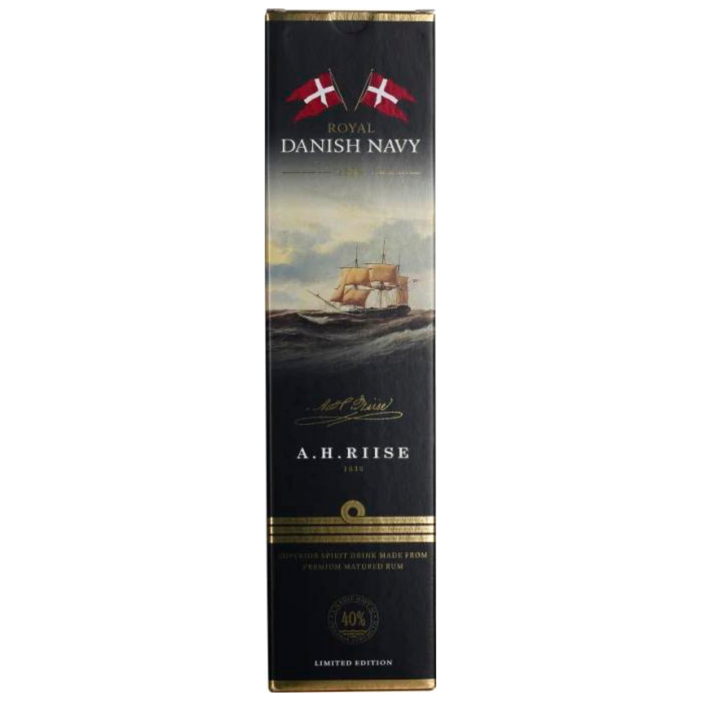 A.H. Riise Royal Danish Navy Rum 40% vol 0,7L