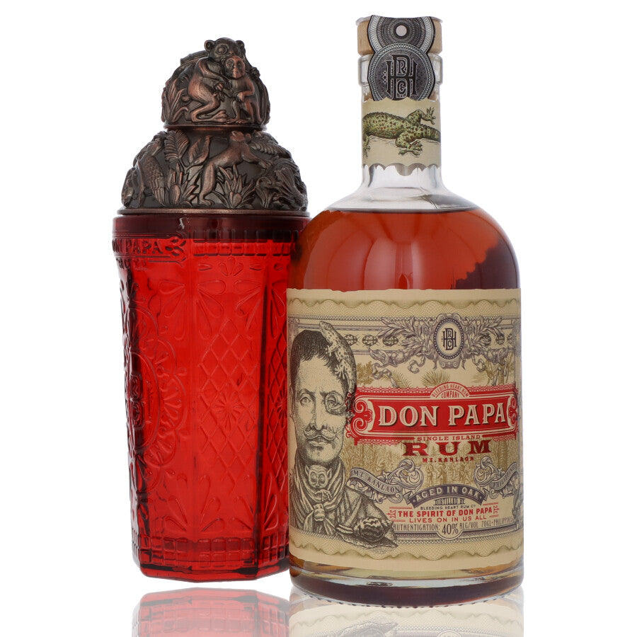 Don Papa 7 Jahre Set mit Shaker Sugarlandia Limited Edition